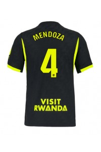 Atletico Madrid Rodrigo Mendoza #4 Fotballdrakt Borte Klær 2026-27 Korte ermer